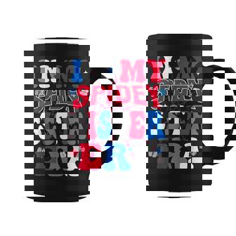 Big Sisters Kid Toddler Girls Groovy In My Spidey Sister Era Coffee Mug | Seseable UK