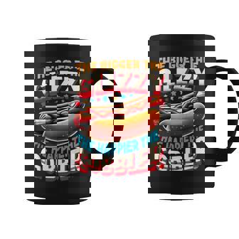 The Bigger The Glizzy The Happier The Gobbler Hot Dog Coffee Mug | Mazezy