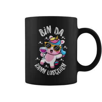 Bin Da Kann Losgehen Cute Unicorn Girls Ladies Women's Tassen - Geschenkecke