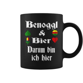 Binokel Player Swabian Schwabe Beer Benoggl Tassen - Geschenkecke