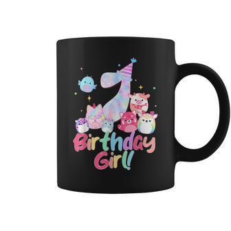 Birthday Girl 7Th Birthday Squish Squad Mallow Girls Coffee Mug | Seseable UK