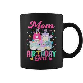 Birthday Girl Squish Squad Mallow Mom Of The Birthday Girl Coffee Mug | Seseable UK