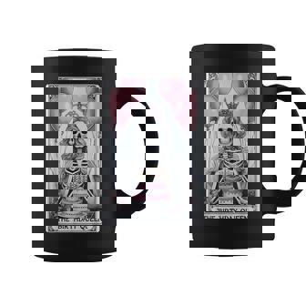 Birthday Queen Tarot Card Cute Gothic Skeleton Girls Coffee Mug - Thegiftio UK