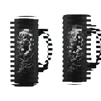 Black Crow Raven Bird Coffee Mug - Monsterry