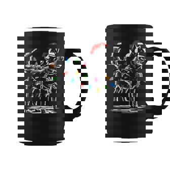 Blue Heeler Christmas Lights Decorations Xmas Pj Dog Lover Coffee Mug | Seseable UK