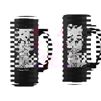 Boba Cat Boba Tea Bubble Tea Kawaii Cat Coffee Mug - Thegiftio