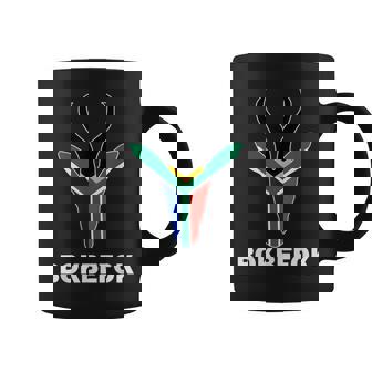 Bokbefok South African Rugby Bokke South Africa Flag Colors Coffee Mug - Thegiftio UK
