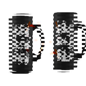 Boo Ghost Halloween Baseball Happy Halloween Baseball Lover Coffee Mug | Seseable UK