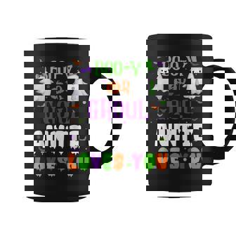 Boo-Y Or Ghoul Auntie Loves You Baby Boo Halloween Gender Coffee Mug - Thegiftio