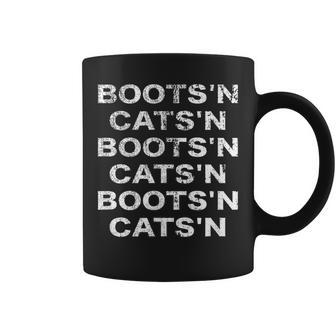 Boots'n Cats'n Boots And Cats And Graphic Print Coffee Mug - Monsterry
