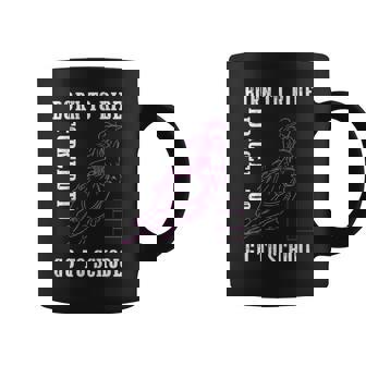 Born Ride Horse Forced To Go To School Barrel Racing Coffee Mug | Seseable UK