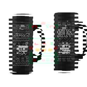 Bourbon Goes In Wisdom Comes Out Christmas Coffee Mug | Seseable CA