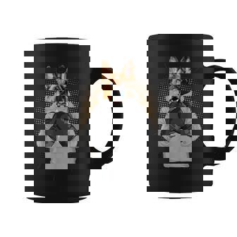 Boxeo Pastor Alemán Perro Cachorro Taza de café - Regaloses