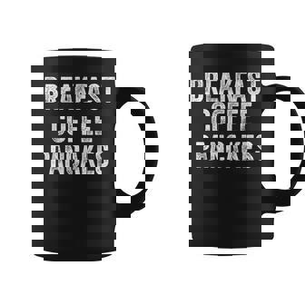 Breakfast Coffee Pancake Graphic Print Coffee Mug - Monsterry