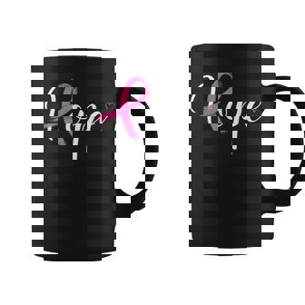 Breast Cancer Awareness Survivor Pink Ribbon Motivational Coffee Mug - Thegiftio UK