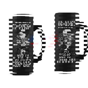 The British Blew A 13 Colony Lead George Washington Coffee Mug - Monsterry