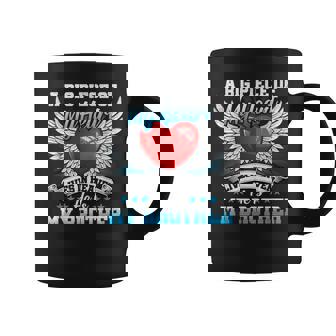 Brother My Angel In Memory Of Brother In Heaven Coffee Mug - Monsterry