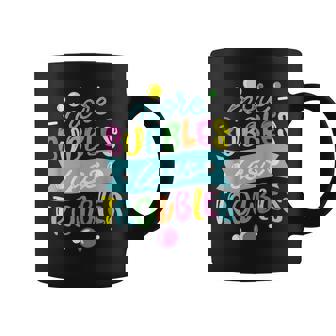 More Bubbles Less Troubles Soap Maker Saponification Geek Graphic Print Coffee Mug - Monsterry