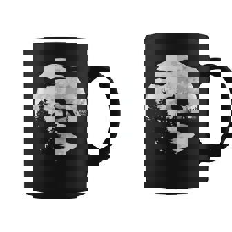 Bull Terrier Inglés Noche Luna Llena Perro Bull Terrier Taza de café - Regaloses