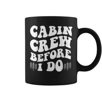 Cabin Crew Before I Do Mountain Bride Camping And Hiking Coffee Mug - Monsterry