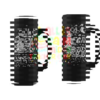 All Is Calm Said No Teacher Ever Book Christmas Tree Coffee Mug - Thegiftio