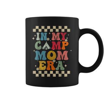 In My Camp Mom Era Retro Groovy Camping Mom Coffee Mug | Seseable UK