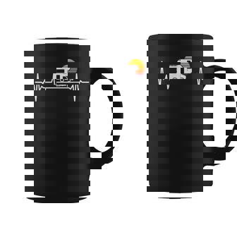 Camping Heartbeat Rv Caravan Motorhome Coffee Mug - Thegiftio UK