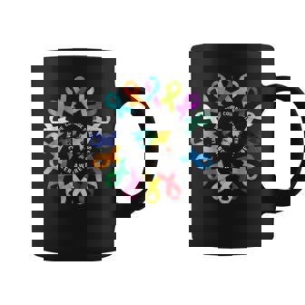 All Cancer Matters Awareness Fight Cancer Ribbon Support Coffee Mug - Monsterry