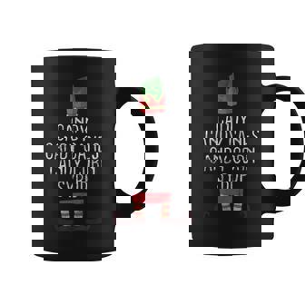 Candy Cane Corn Syrup Santa Claus Elf Christmas Humor Graphic Print Coffee Mug - Monsterry