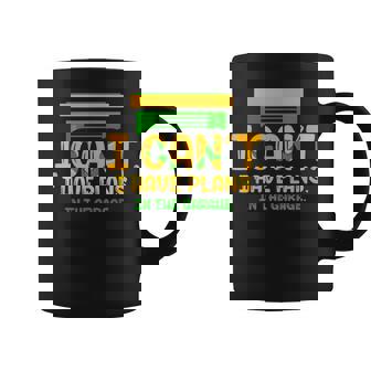 I Can't I Have Plans In The Garage Car Mechanic Hobby Tools Coffee Mug - Thegiftio UK