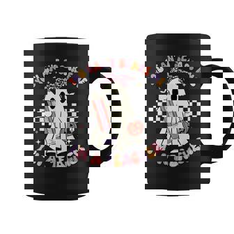 You Can't Scare Me I'm A Teacher Ghost Happy Halloween Coffee Mug - Thegiftio UK