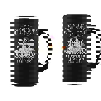 You Can't Scare Me I Have Twins Halloween Twin Mom Pregnancy Coffee Mug - Thegiftio UK