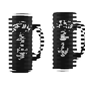 Capitánelero Océano Agua Salada Skipper Yate Ship Taza de café - Regaloses