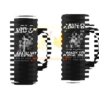 Caring For Animals Isn't What I Do Its Who I Am Animal Lover Coffee Mug | Seseable UK