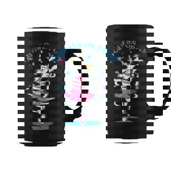 Cat Ballet Dancer Always In Point Cat Ballerina Graphic Print Coffee Mug - Monsterry