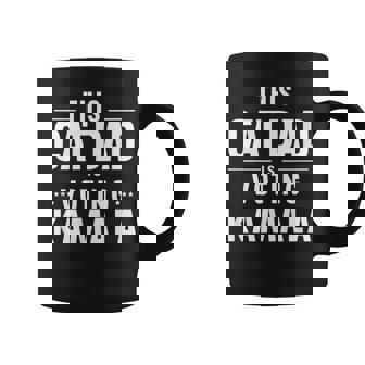 Cat Dad Voting For Kamala President Harris 2024 Vote Blue Coffee Mug | Mazezy