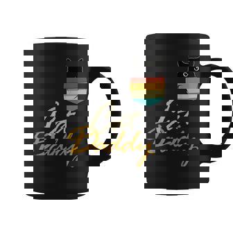 Cat Daddy Cat In Pocket Retro Dad Vintage 80s 90s Men Graphic Print Coffee Mug - Monsterry