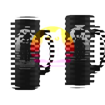 Cat Retro Style Vintage Coffee Mug - Thegiftio UK