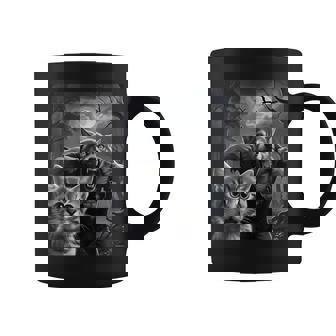 Cat Selfie Alpha Wolf Forest Cool Cat Alpha Wolf Meme Coffee Mug - Monsterry