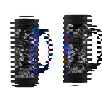 Cats Attack Meow Wars Cat In Space Kitten Lovers Graphic Print Coffee Mug - Monsterry