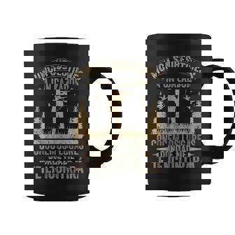 Cazar Nunca Subestimes A Un Cazador Divertido Caza Taza de café - Regaloses