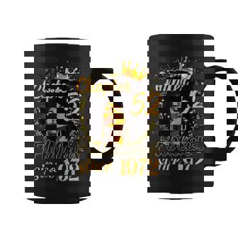 Chapter 52 Fabulous Since 1972 52Nd Birthday Melanin Coffee Mug - Thegiftio UK