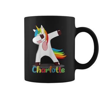 Charlotte Name Prénom Charlotte Licorne Dansante Colorée Tasse - Cadeauxyz