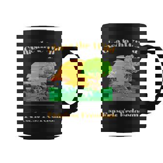 Chase The Wild Fearless Freedom Graphic Print Coffee Mug - Monsterry