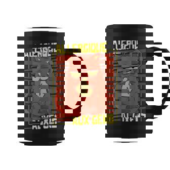 Chat Humour Fille Enfant Allergique Aux Gens Tasse - Cadeauxyz