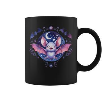 Chauve-Souris Joyeuse Avec Lune Et Étoiles Enfants Tasse - Cadeauxyz