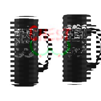 Chest Nuts Matching Chestnuts Christmas Couples Chest Graphic Print Coffee Mug - Monsterry