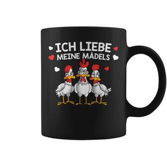 Chicken Ich Liebe Meine Mäds Ich Liebe Meine Mäds Tassen - Seseable