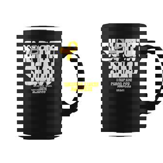 Childhood Cancer Support Squad Childhood Cancer Awareness Coffee Mug - Monsterry