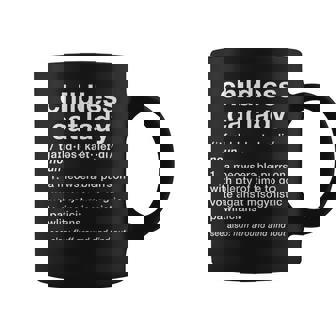 Childless Cat Lady Dictionary Definition Coffee Mug - Thegiftio UK